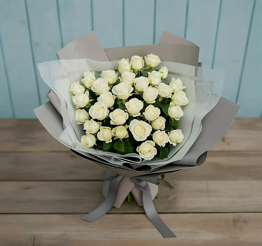 Букет Белоснежная нежность в Володарском
