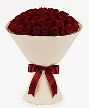 Букет 101 Бордовая роза Блэк Бакарра в Володарском