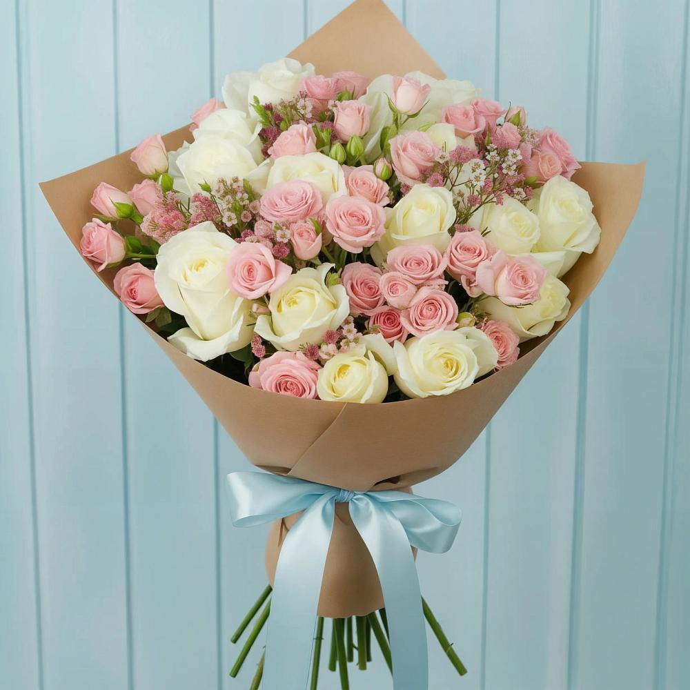 Букет цветов из: Розы в Володарском