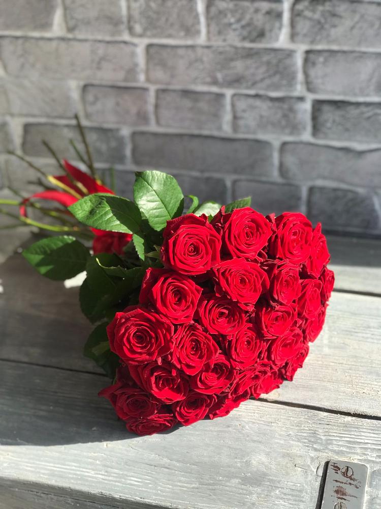 Букет Красные розы Фридом в Володарском