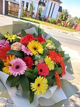 Букет цветов из:  Герберы #REPLACE_PRED# Володарском