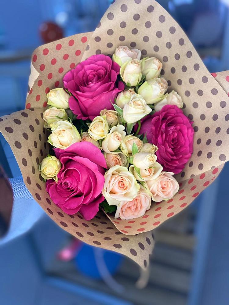 Букет цветов из: Розы в Володарском