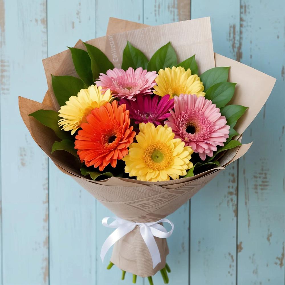 Букет цветов из: Герберы в Володарском
