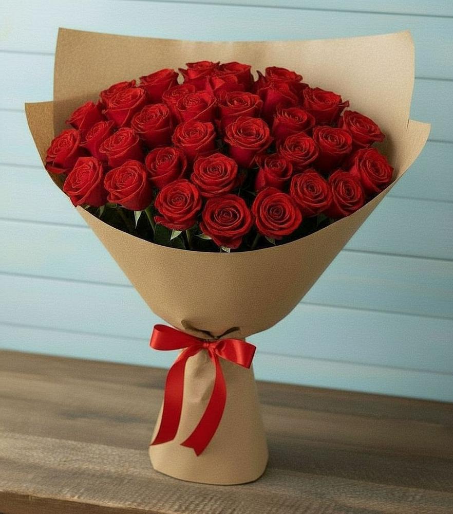 Букет Красные розы Милано в Володарском