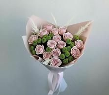 Букет цветов из:  Розы и Хризантемы в Володарском
