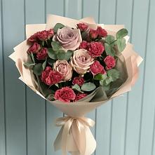 Букет цветов из:  Гвоздики и Розы #REPLACE_PRED# Володарском
